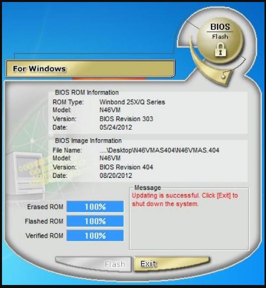„Asus Winflash“, skirtas „Windows Windows“