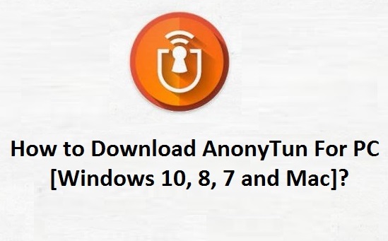 „AnonyTun“, skirta „Windows“ kompiuteriui