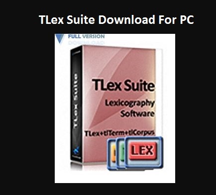 „TLex Suite“, skirtas „Windows“ kompiuteriui