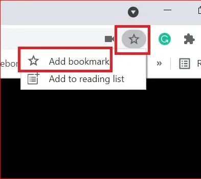 Add FaceTime Bookmark to Google Chrome on Window PC