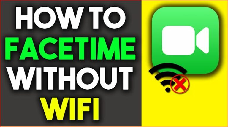 How To Use FaceTime Without WiFi?- 2024