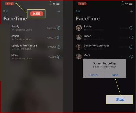Record a FaceTime Call on iPhone iPad