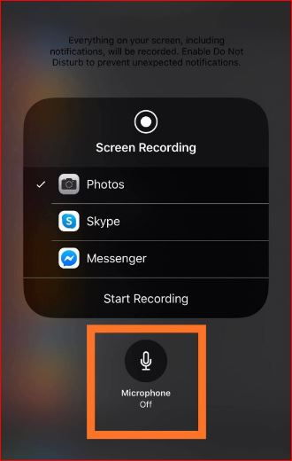Screen Record FaceTime With Audio On iPhone - 3