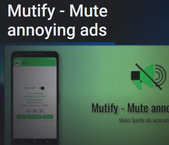 Mutify – Mute annoying ads for PC Windows