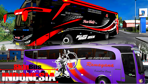 Livrea Bus Simulator Gioco Indonesia