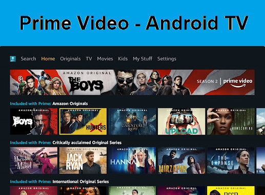 Prime Video Android TV asmeniniame kompiuteryje Windows